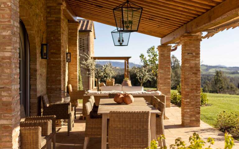 alfresco dining area