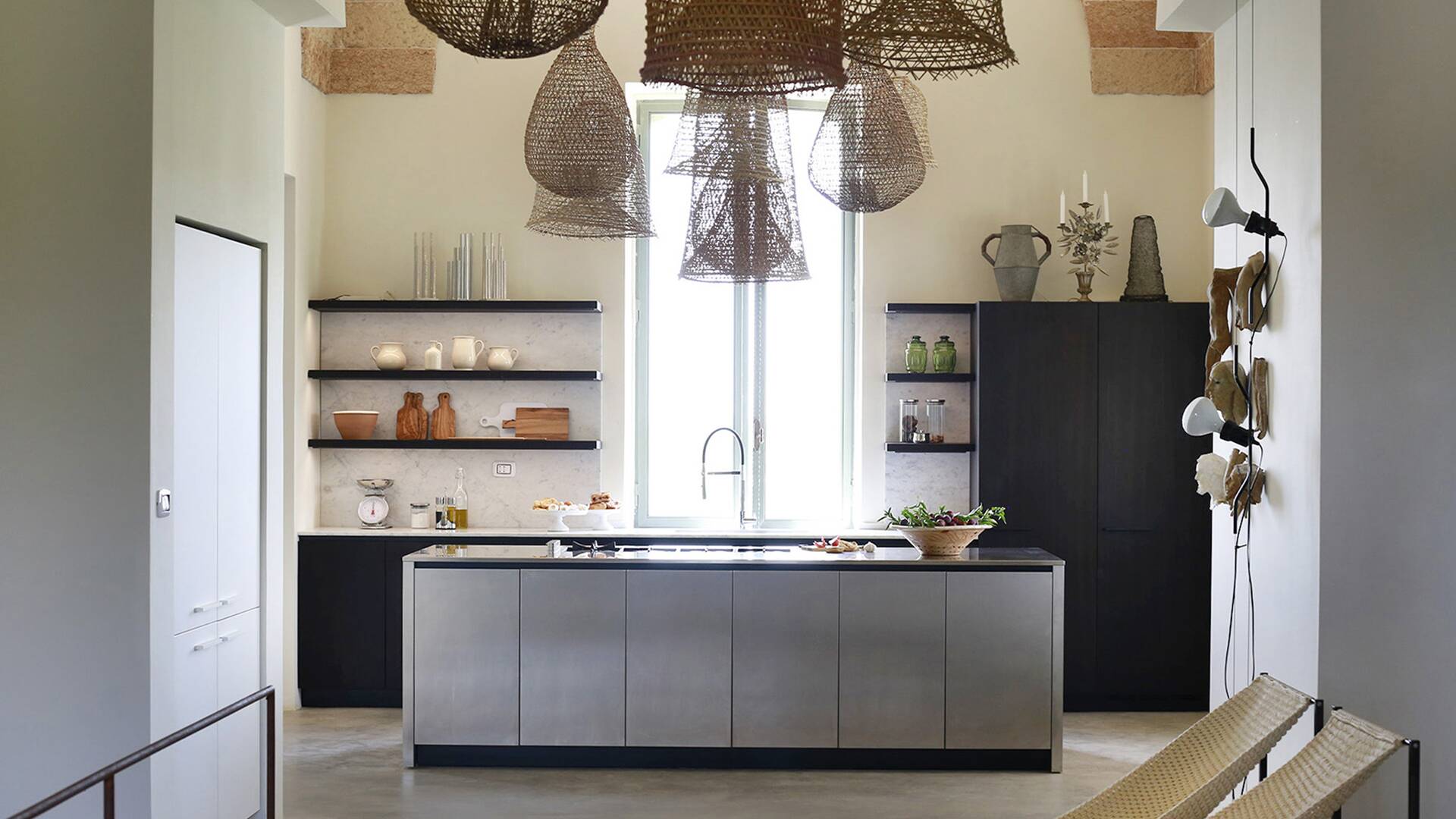 Certosa, fully-equipped design kitchen