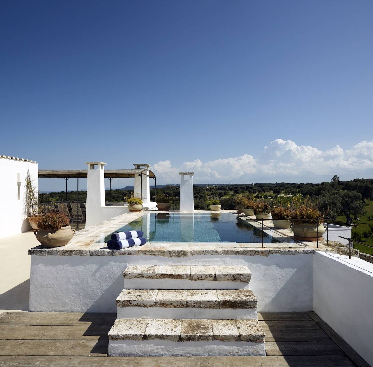 swimming pool on the terrace