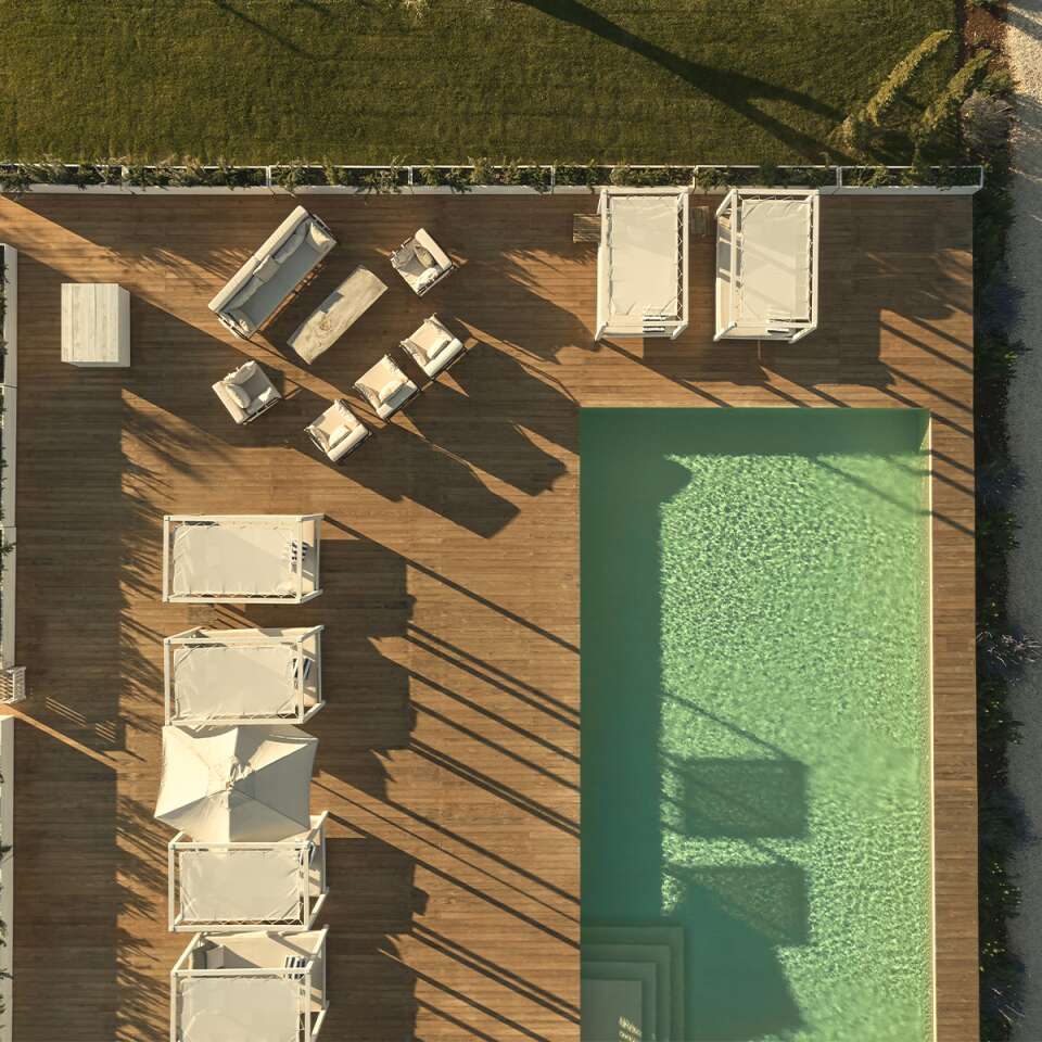 main villa, infinity swimming pool 