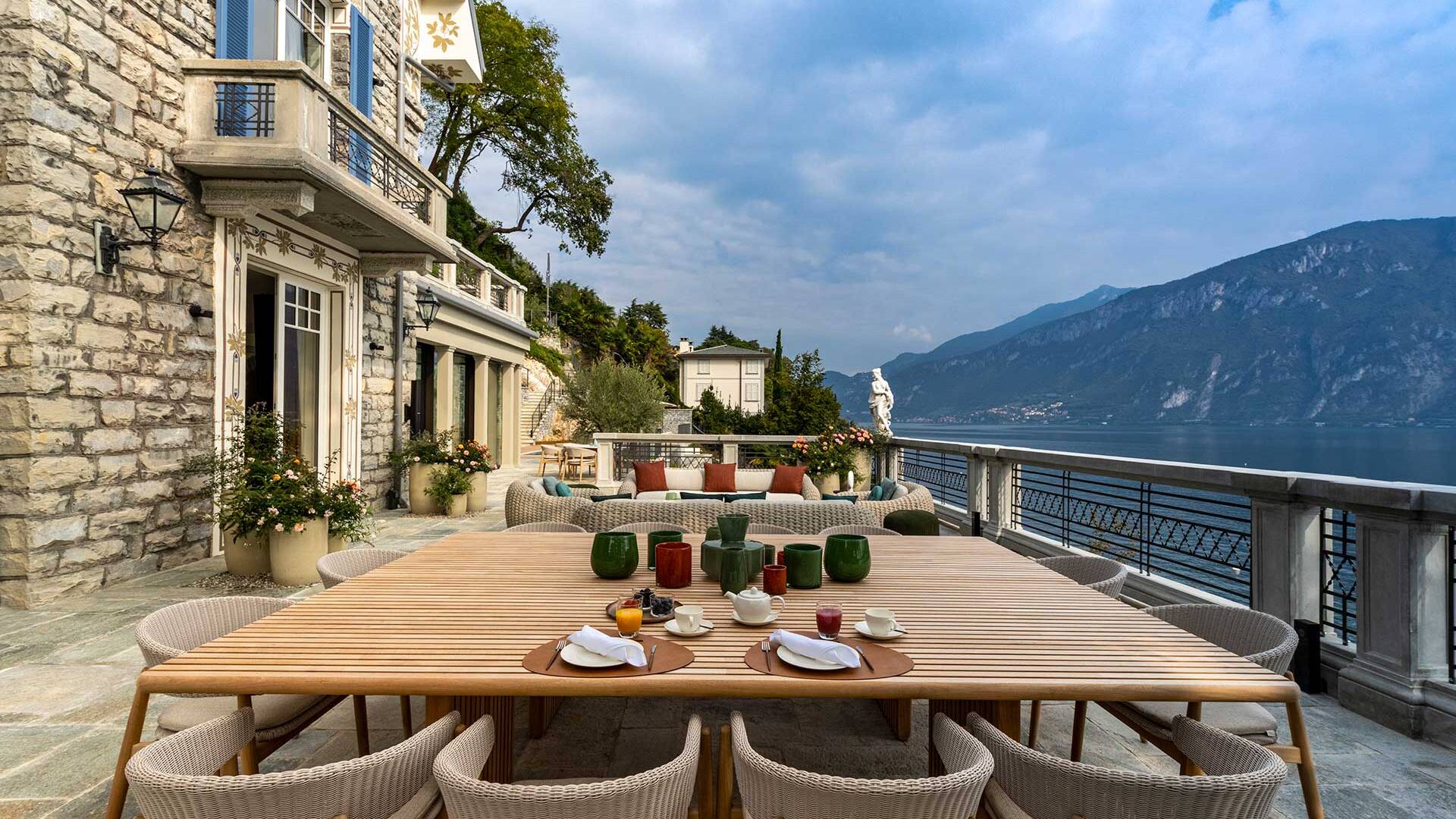 alfresco dining area