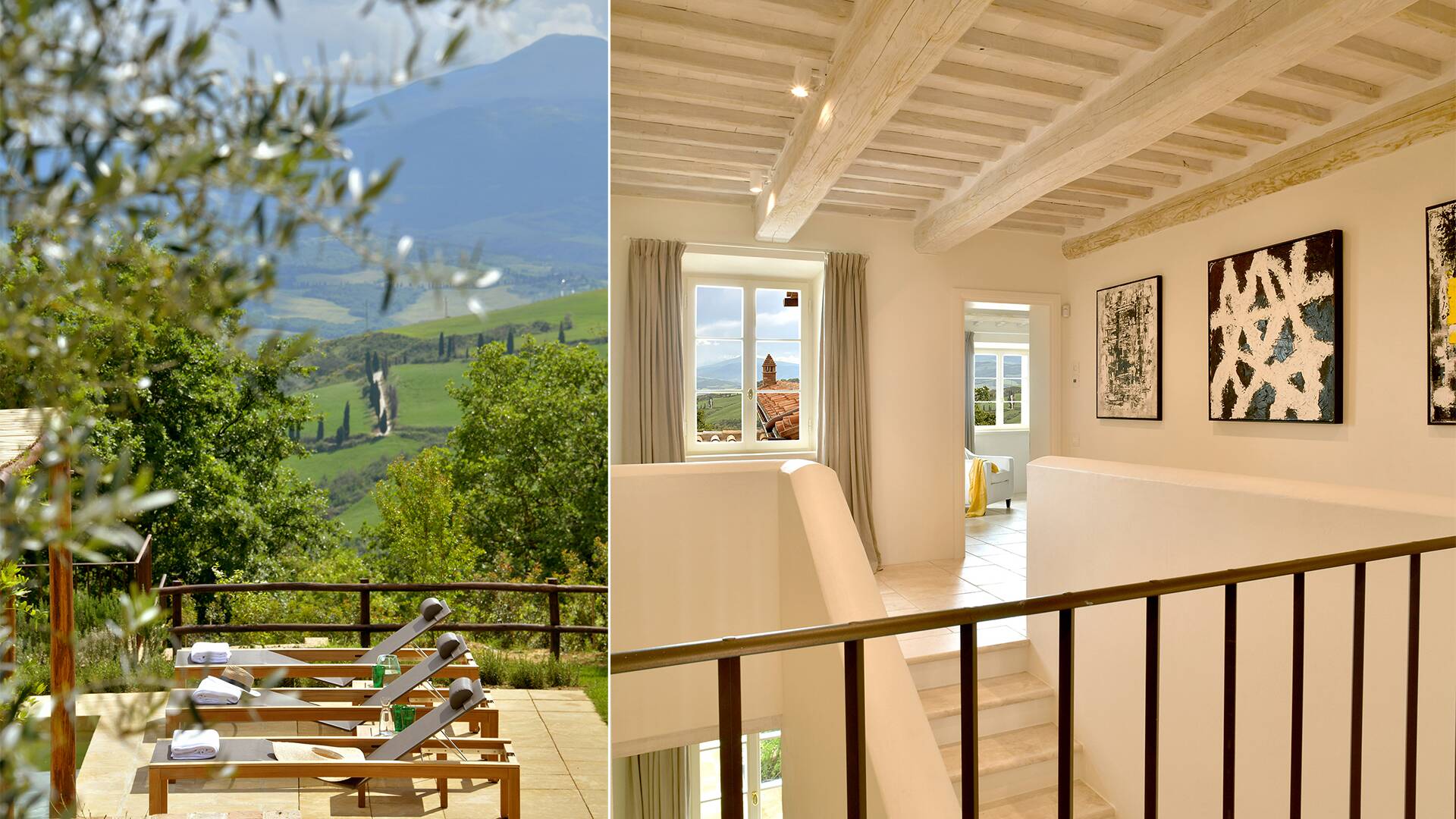 luxury villa Collemagico for weekly rentals