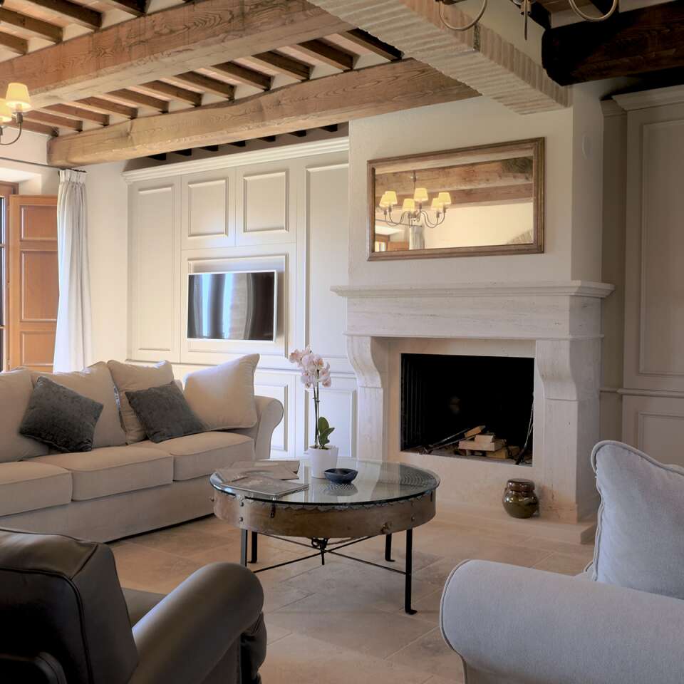 main villa, cosy sitting area