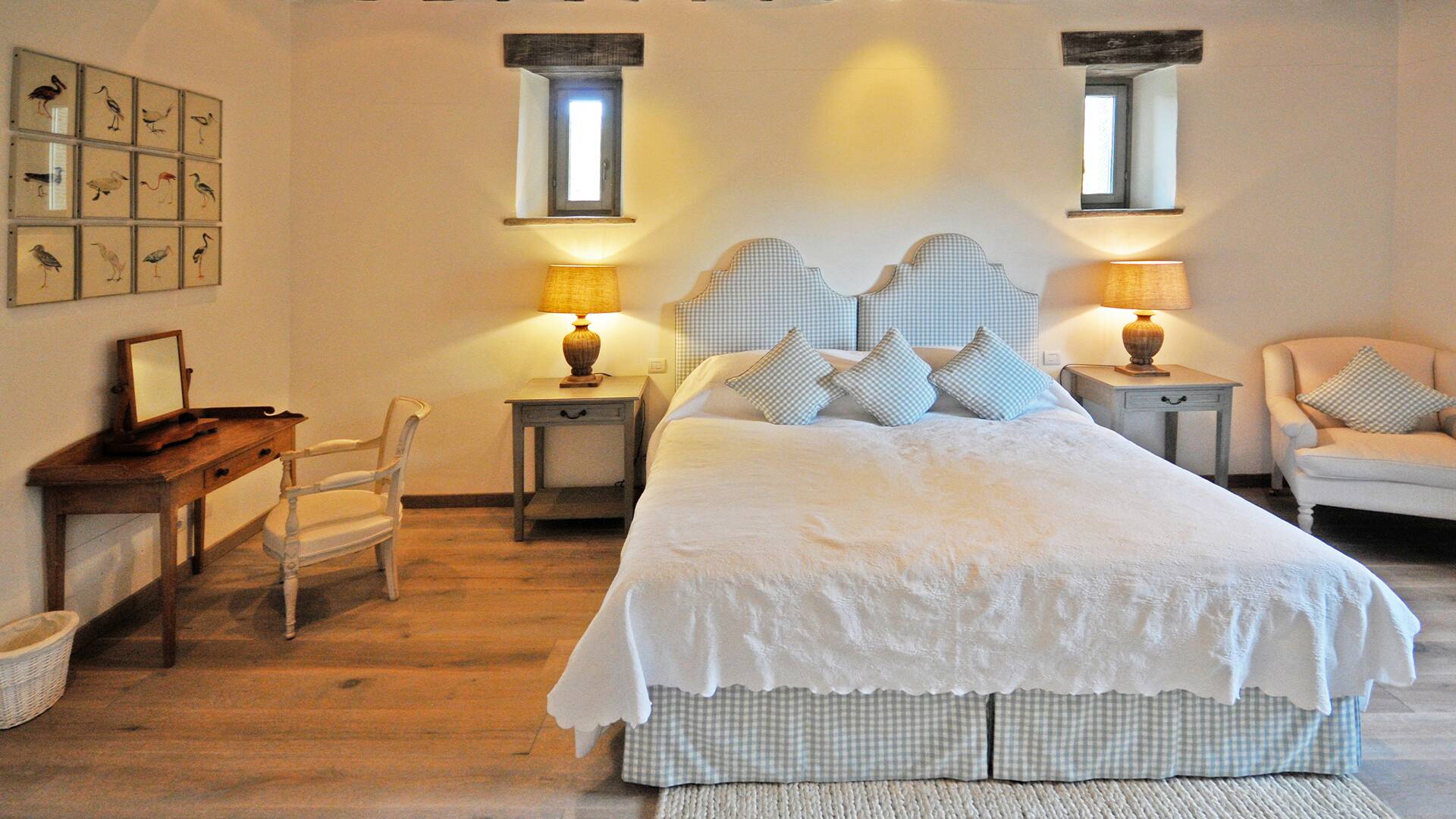 main villa, double bedroom