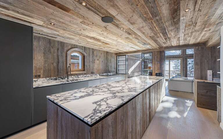 exclusive marble kitchen