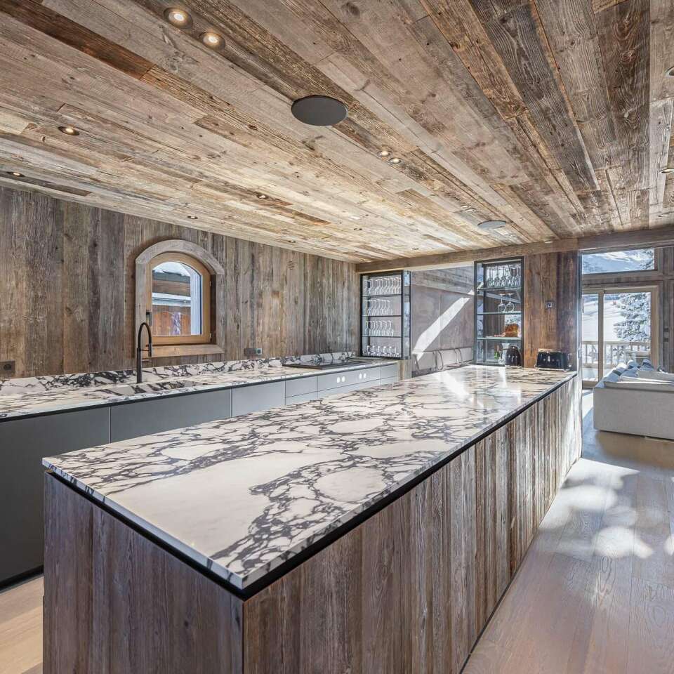 exclusive marble kitchen