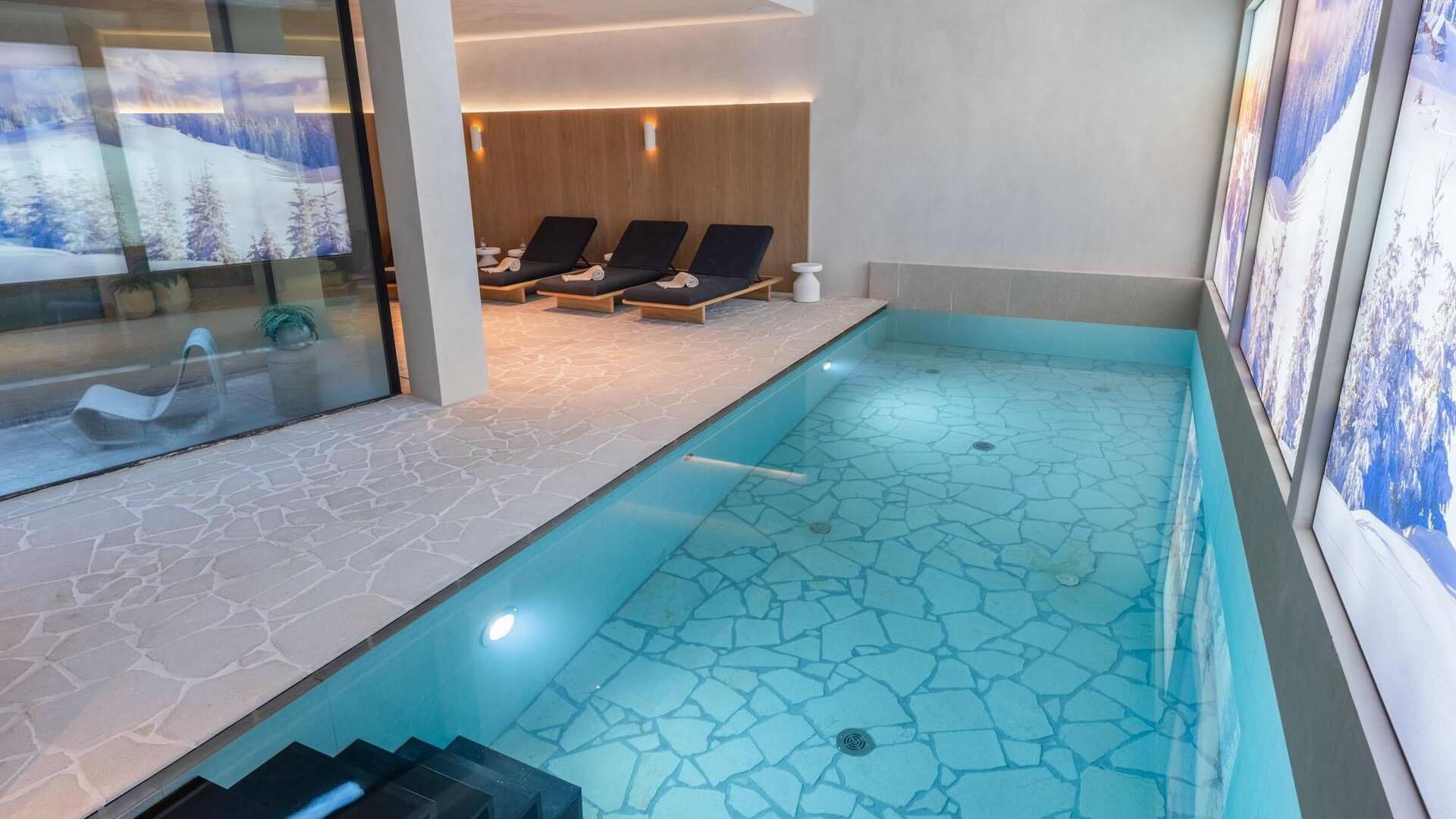 indoor luxury pool