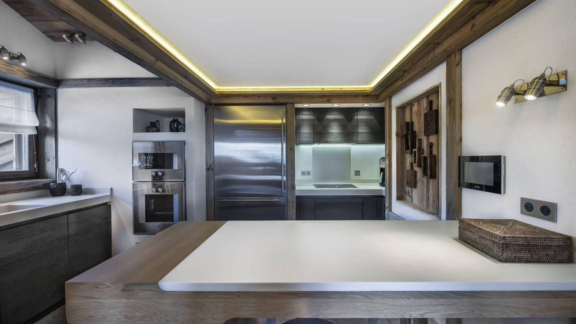 fully-equipped modern kitchen