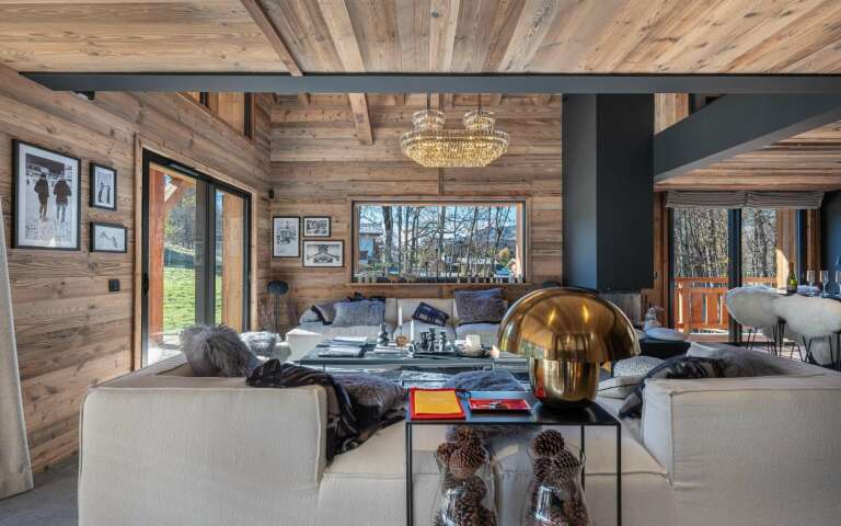 luxury Chalet Pin for rent in Megève, French Alps