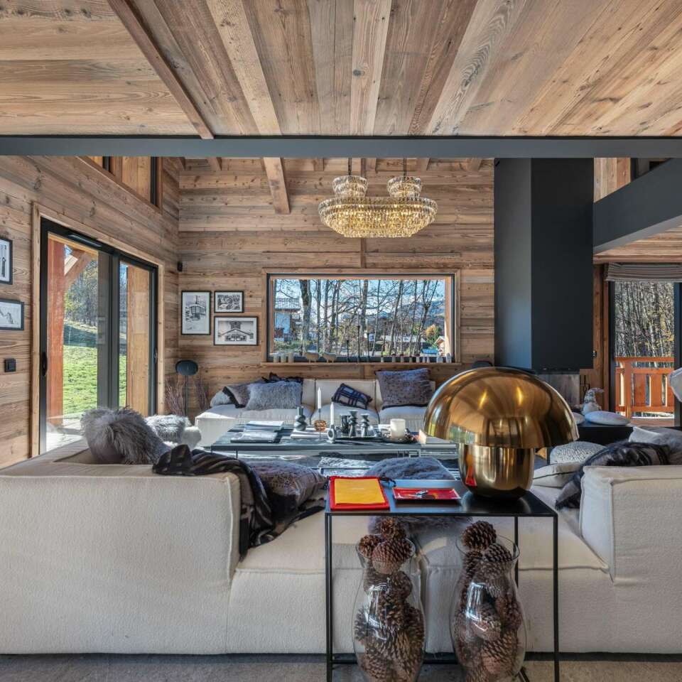 luxury Chalet Pin for rent in Megève, French Alps