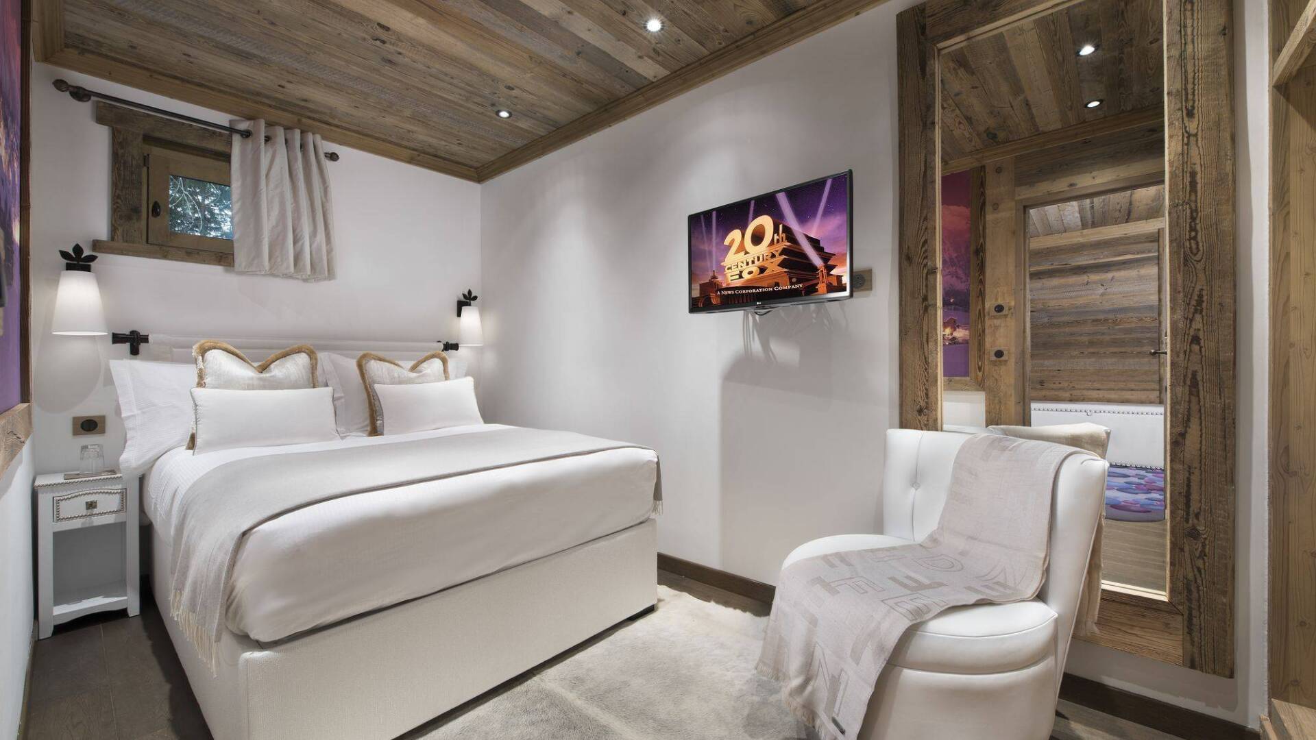 white double bedroom