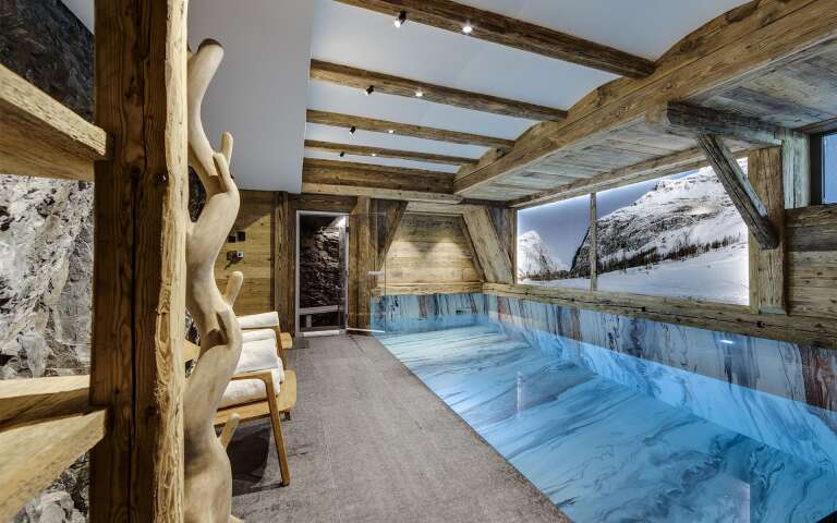 luxury indoor pool
