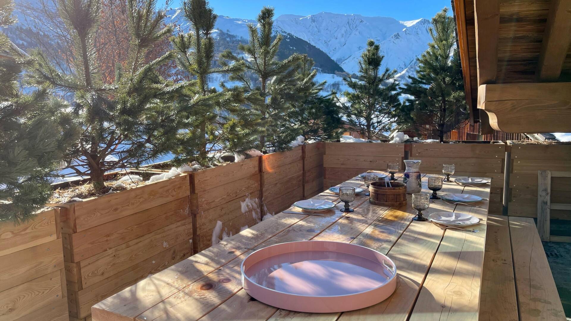 al fresco dining area