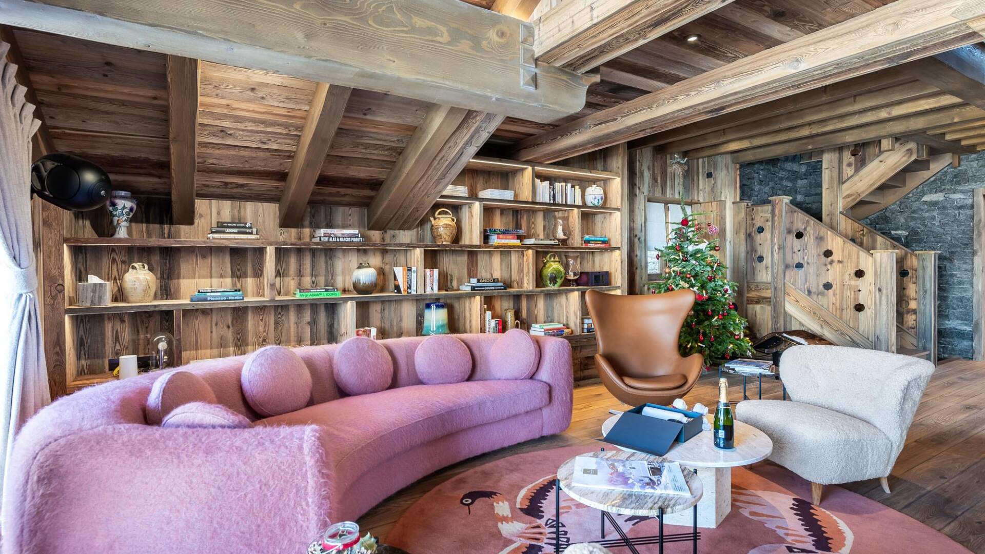 luxury living area with cosy sofas and coffee table