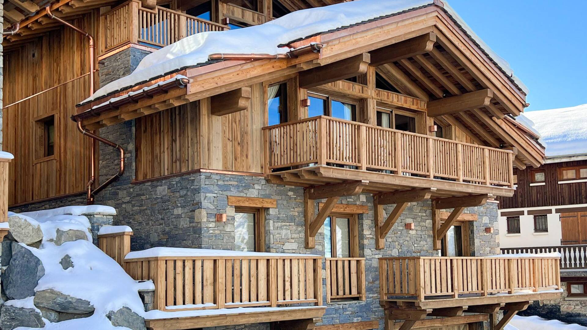luxury Chalet Peuplier for weekly rentals in Saint-Martin-de-Belleville, French Alps
