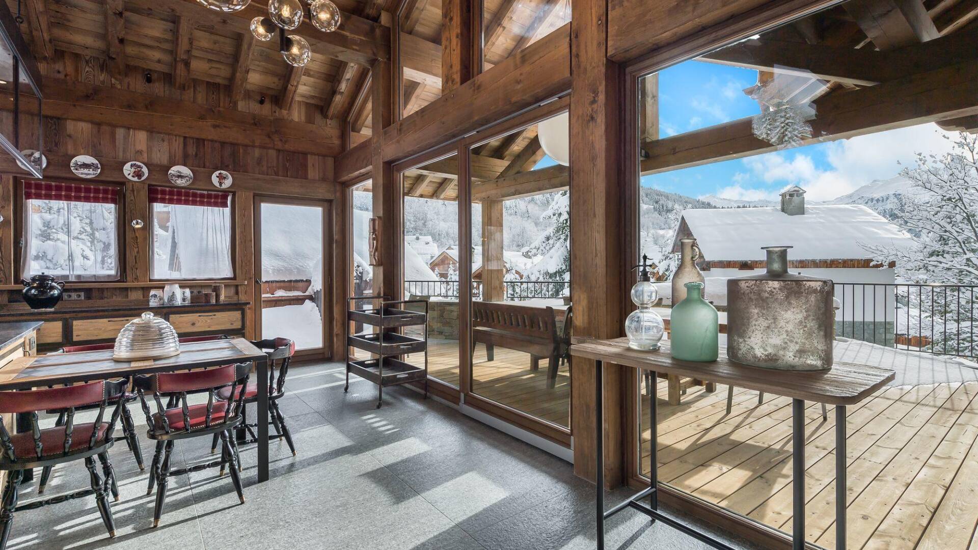 luxury Chalet Pin Blanc for rent in Méribel, French Alps