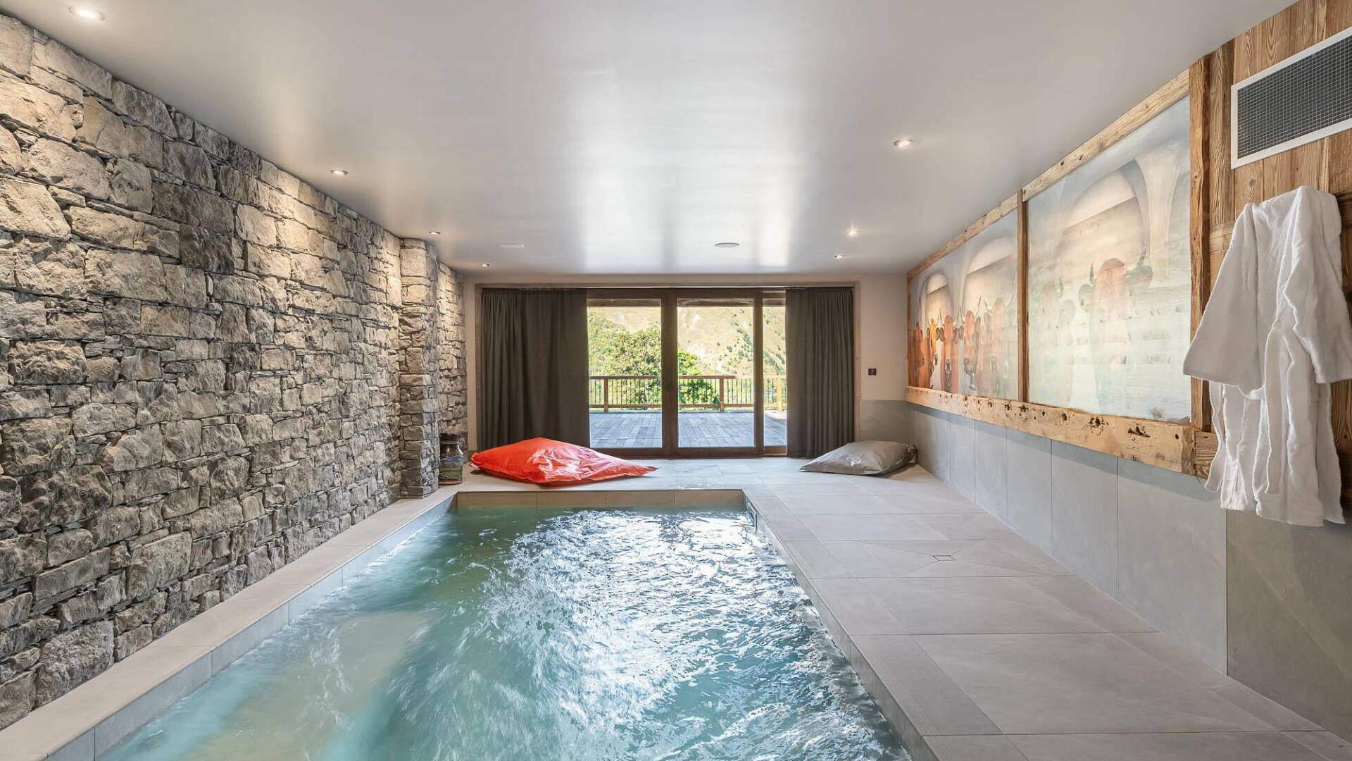 indoor pool with direct access to outdoors