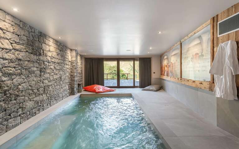 indoor pool with direct access to outdoors