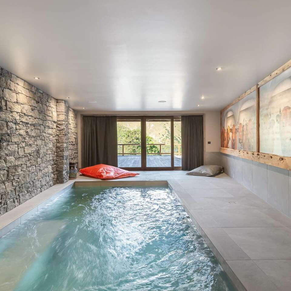 indoor pool with direct access to outdoors