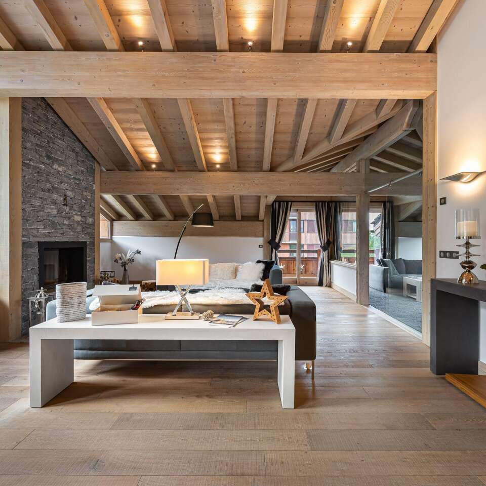 luxury family ski vacation Chalet Palissandre for rent in Courchevel, French Alps