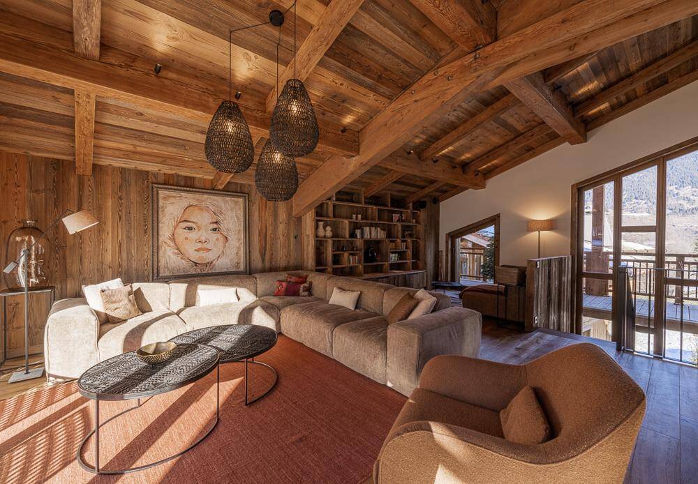 luxury ski resort Chalet Tanganika for rent in Courchevel, French Alps