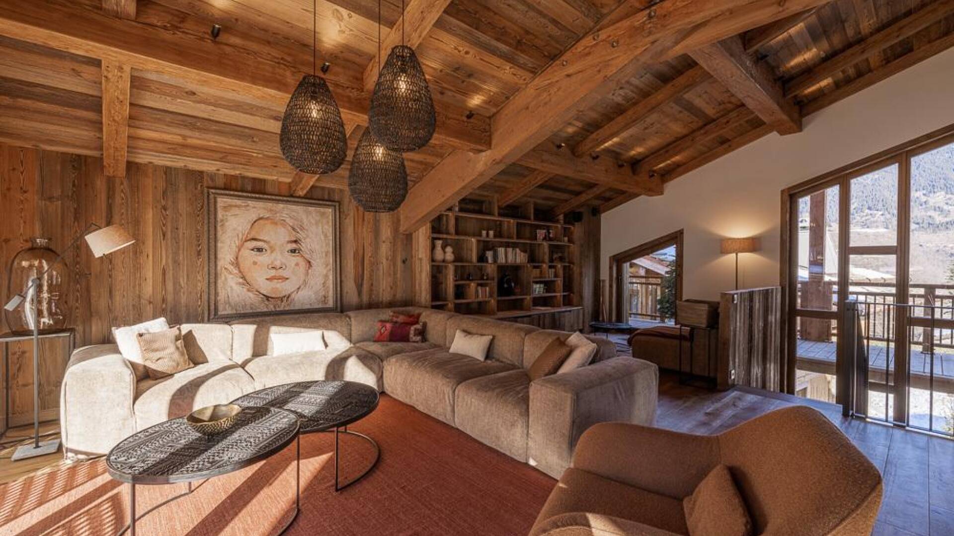 luxury ski resort Chalet Tanganika for rent in Courchevel, French Alps