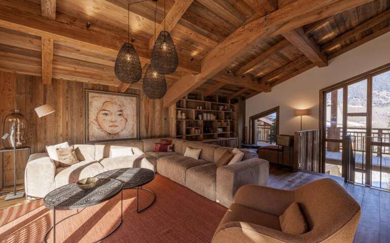luxury ski resort Chalet Tanganika for rent in Courchevel, French Alps
