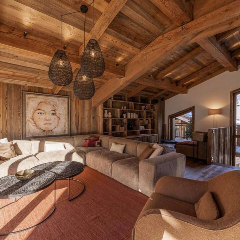 luxury ski resort Chalet Tanganika for rent in Courchevel, French Alps