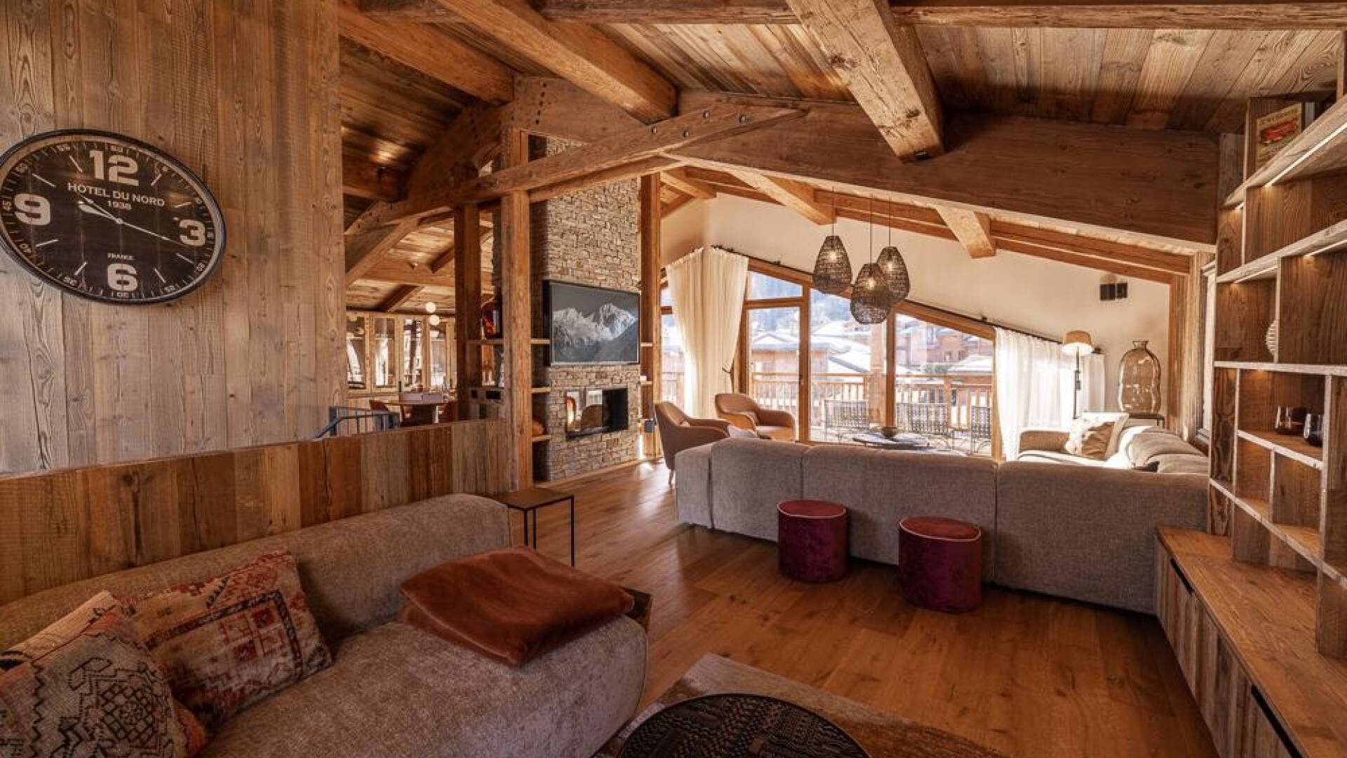 spacious double bedroom with balcony 