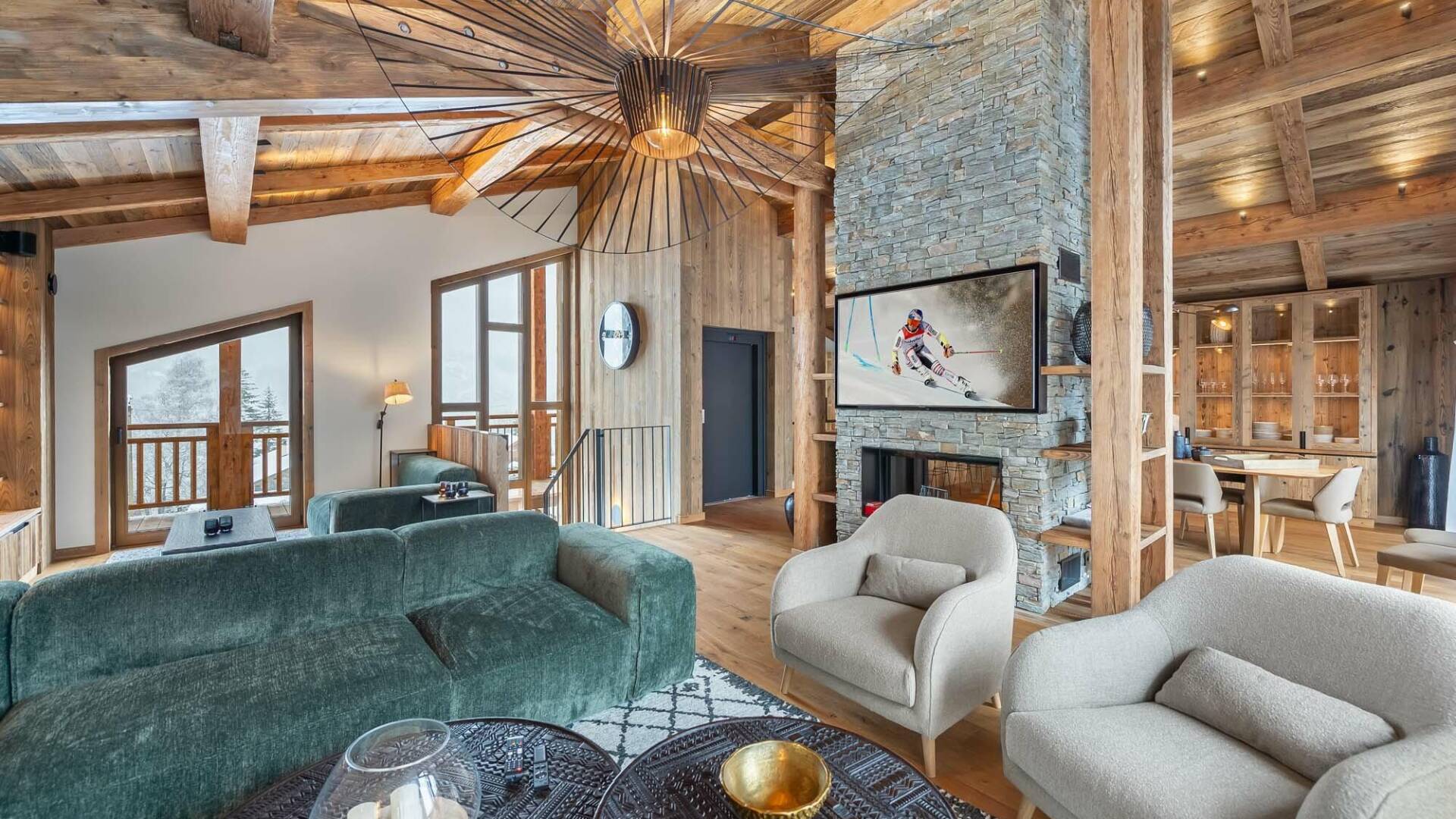 luxury ski resort Chalet Noyer for rent in Courchevel, French Alps