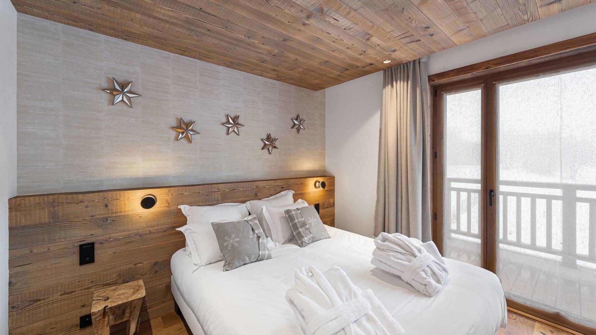 double bedroom with access to balcony