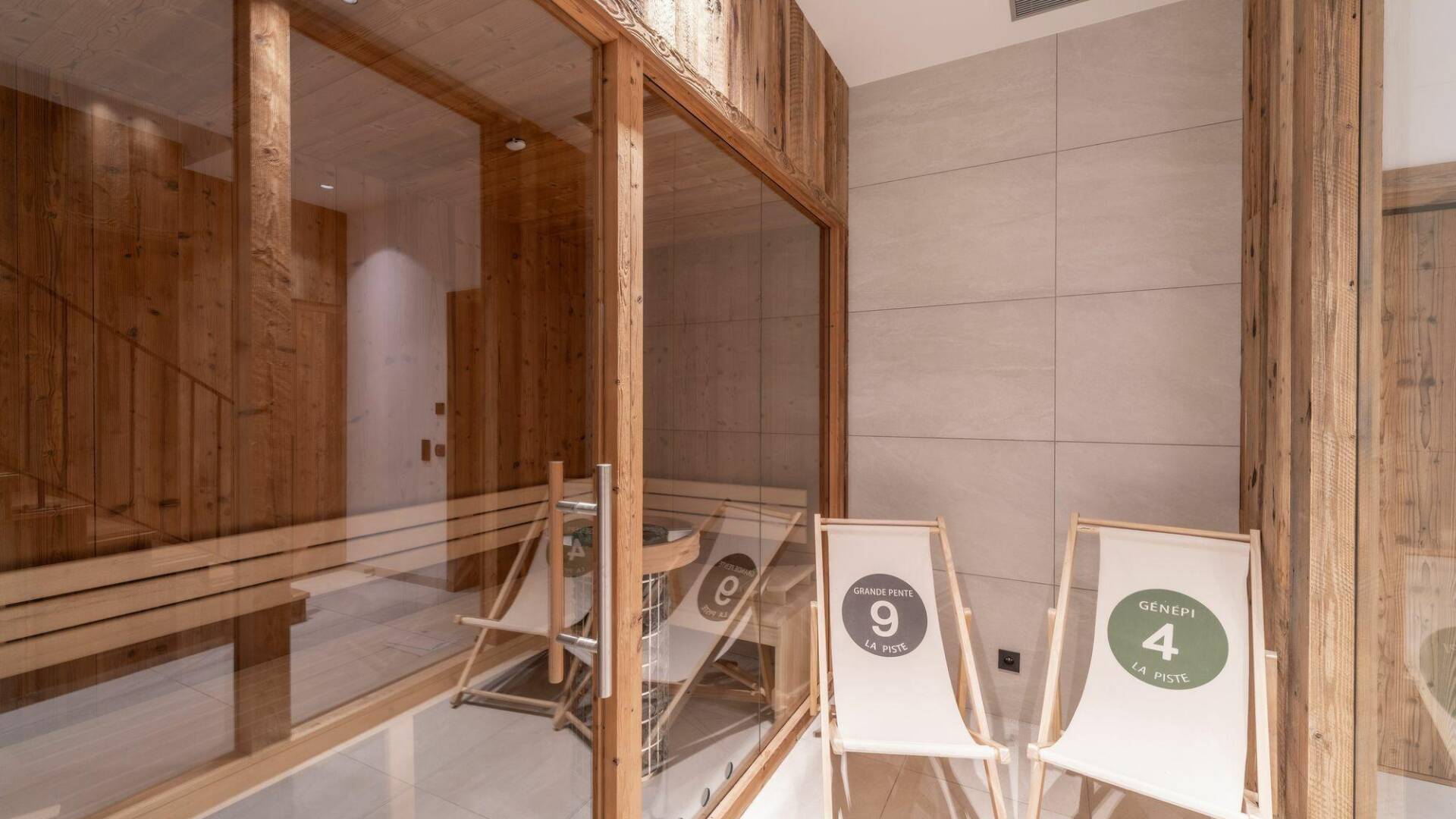 wellness area with sauna