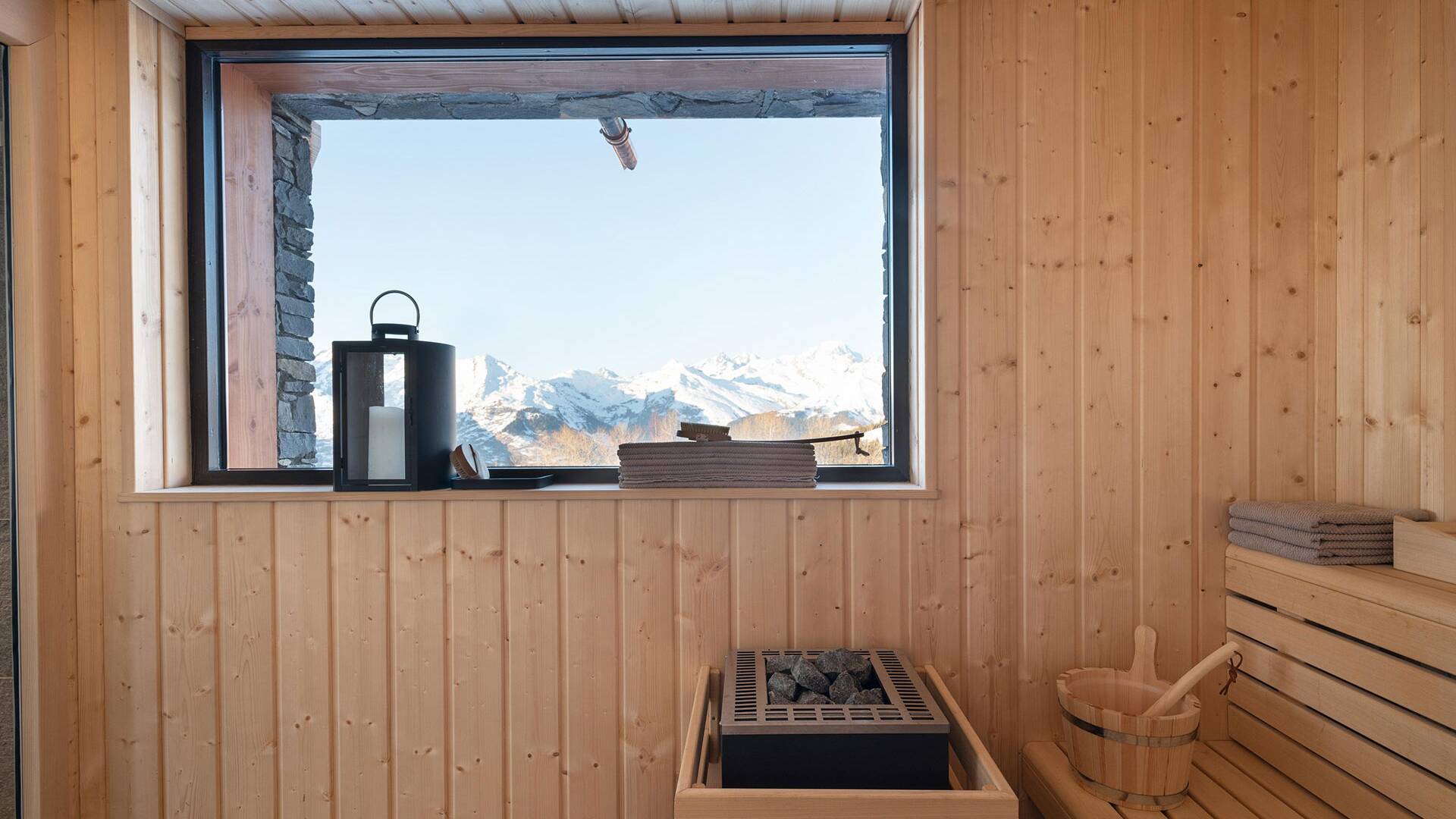 wellness area with sauna