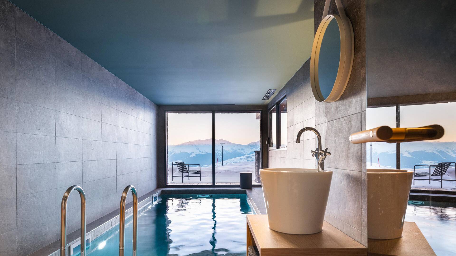 luxury indoor pool