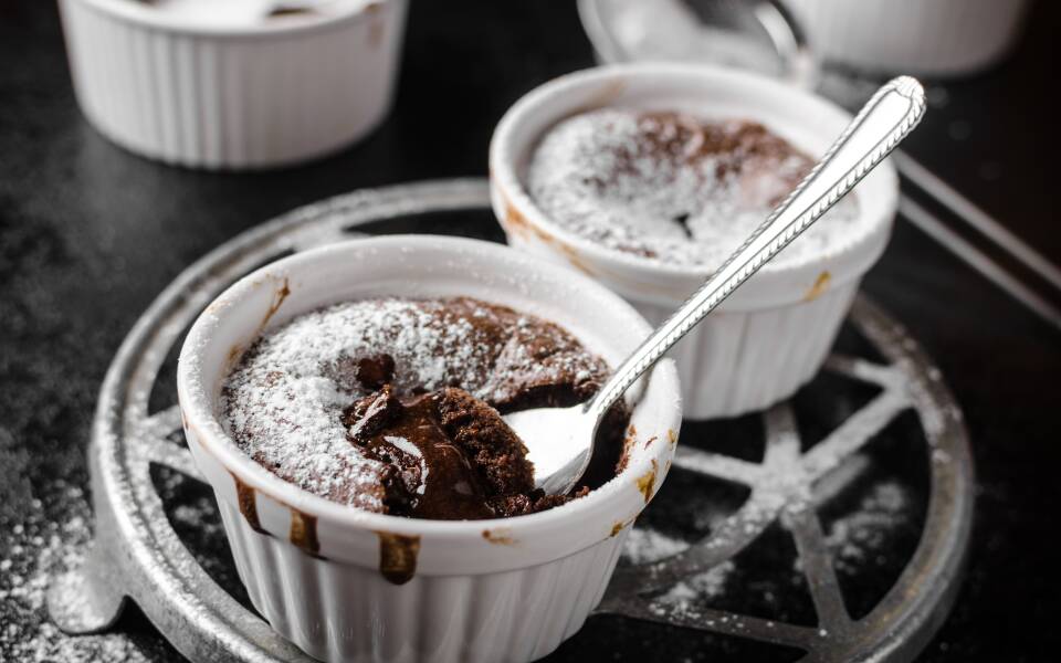 Recipe of the month dark chocolate tortino