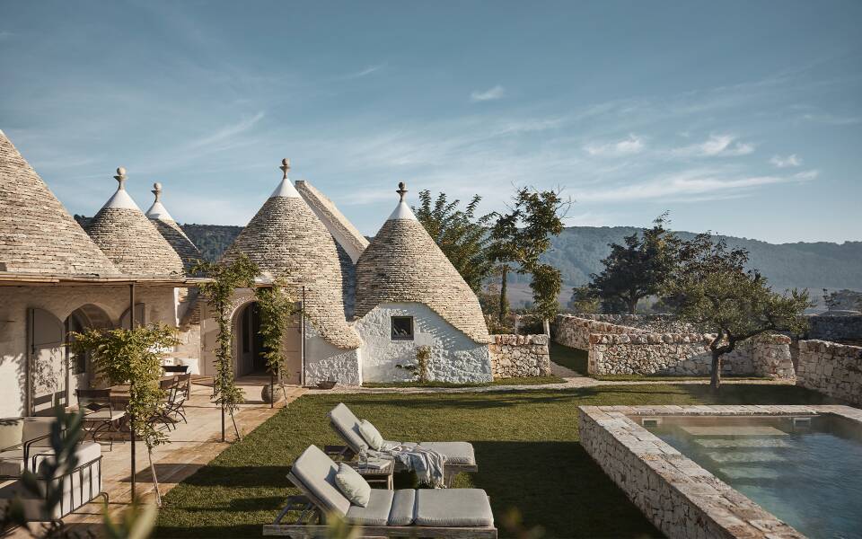 Where do celebrities stay in Puglia?