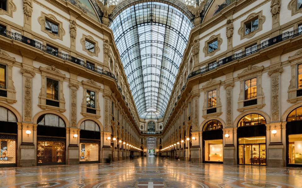 In the heart of Milan’s luxury shopping
