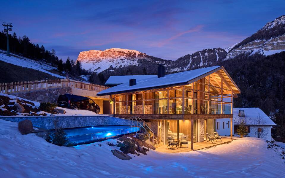 Best ski chalets in the Dolomites
