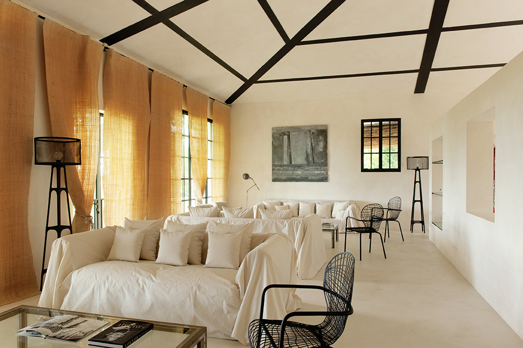 living area of luxury villa Andromeda